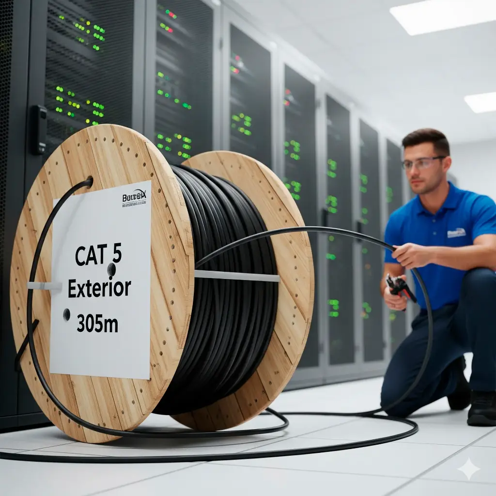 CABLE EXTERIOR CAT 5 POR 305 MTS 