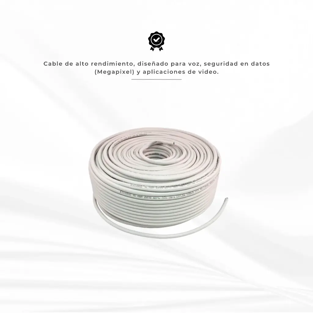 MIOKEE CABLE CAT 5E X 305MTS WHITE