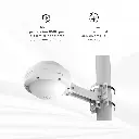 RGRAP6262(G) | Punto de acceso Wi-Fi 6 para exterior 360°, IP 68, doble banda, 1775 Mbps, 2 puertos GE, hasta 256 usuarios, protección hasta 4 kV y protección contra erosión eólica, compatible con reyee mesh