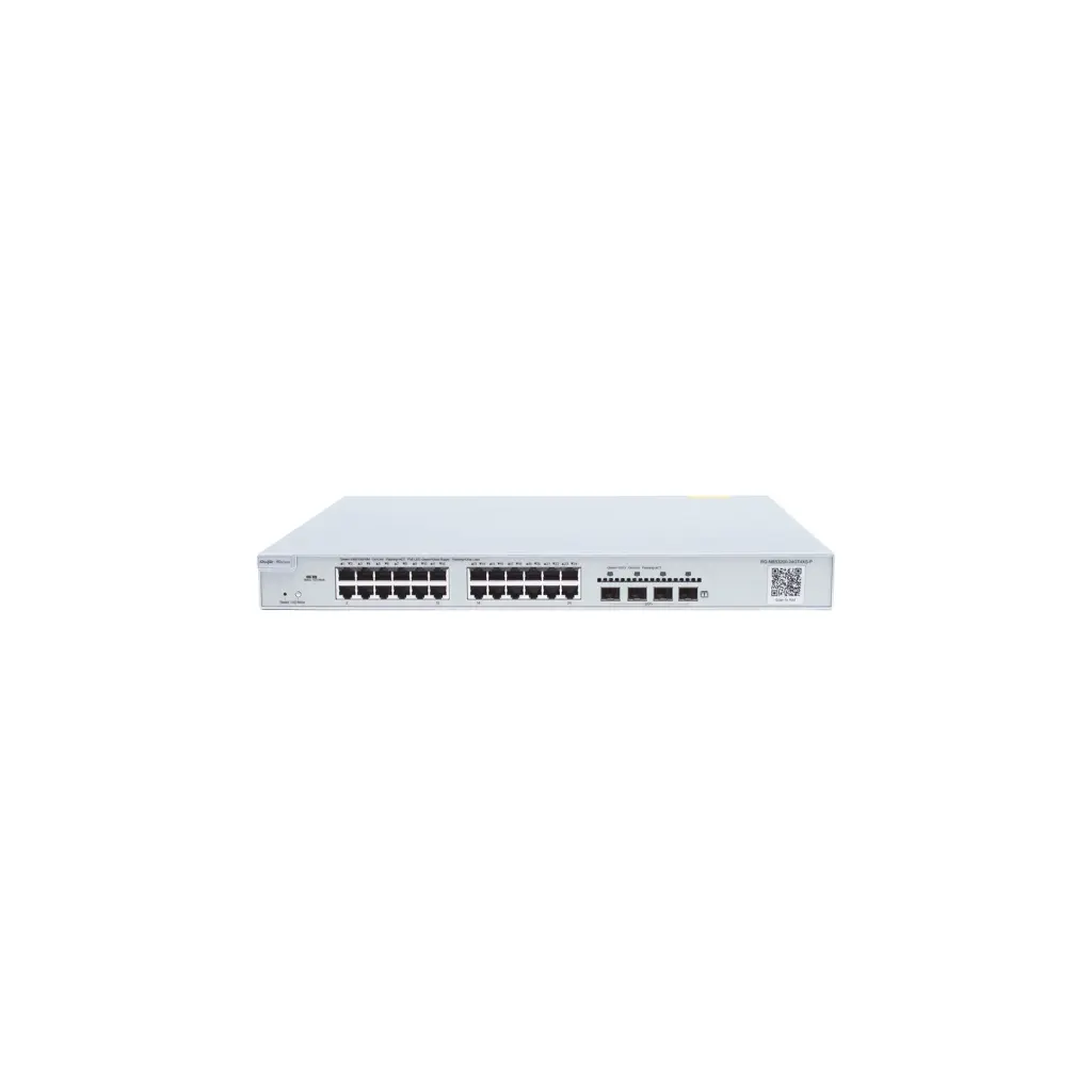 Switch PoE Administrable en la Nube de Capa 2 Gigabit de 24 Puertos, 4 * 10G Enlace Ascendente SFP+, 370W