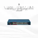 DS-3E0326P-E/M(C)   Switch PoE+ / No Administrable / 24 Puertos 10/100 Mbps PoE+ / 1 Puerto Gigabit / PoE hasta 250 metros