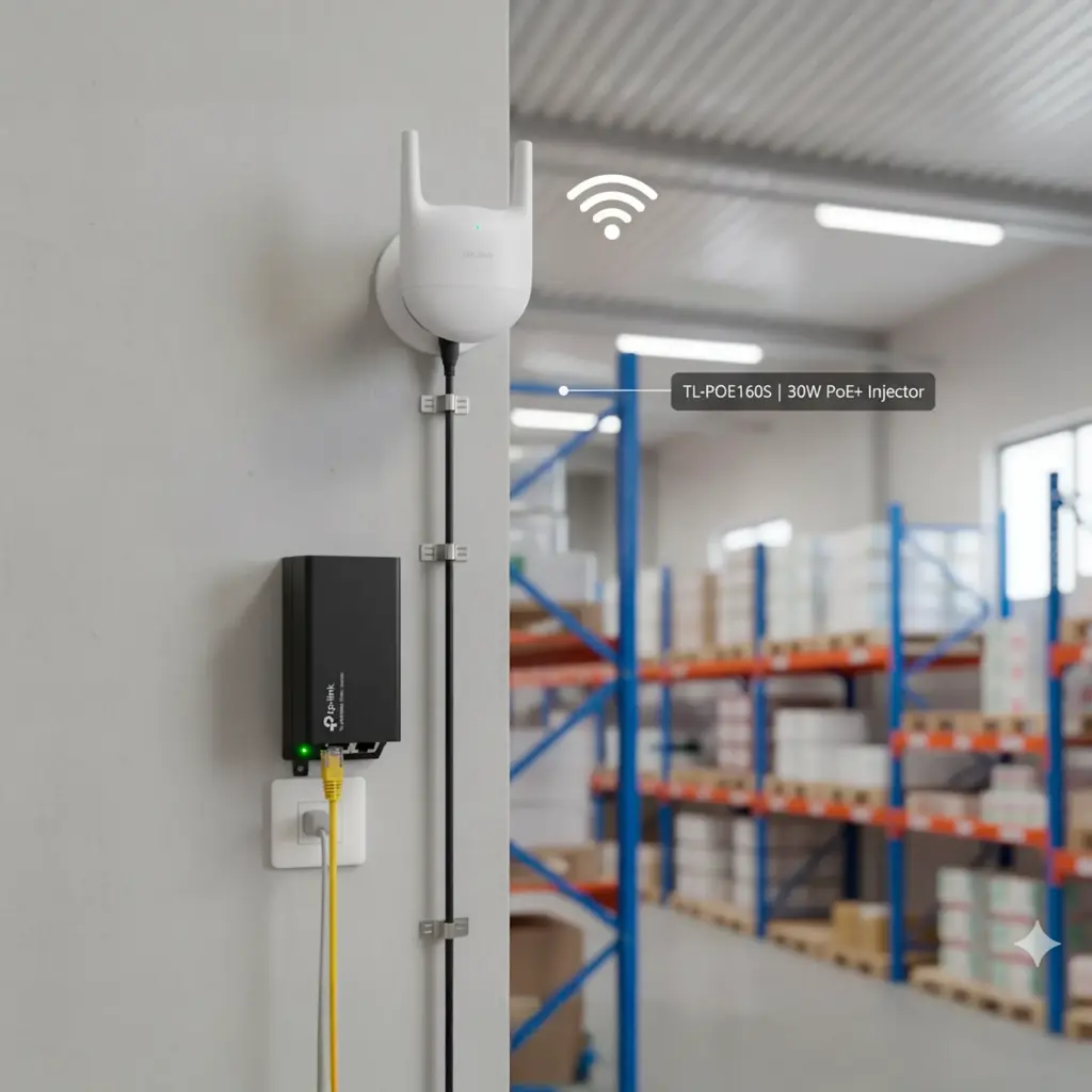 TL-POE160S | ADAPTADOR INYECTOR TP-LINK POE 30W