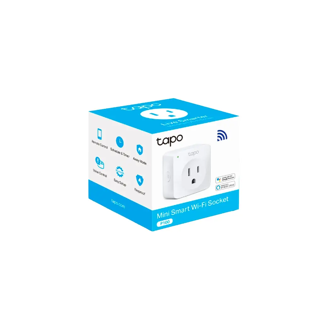 TAPO P100(2PACK) | MINI ENCHUFE INTELIGENTE WI-FI PAQUETE POR 2