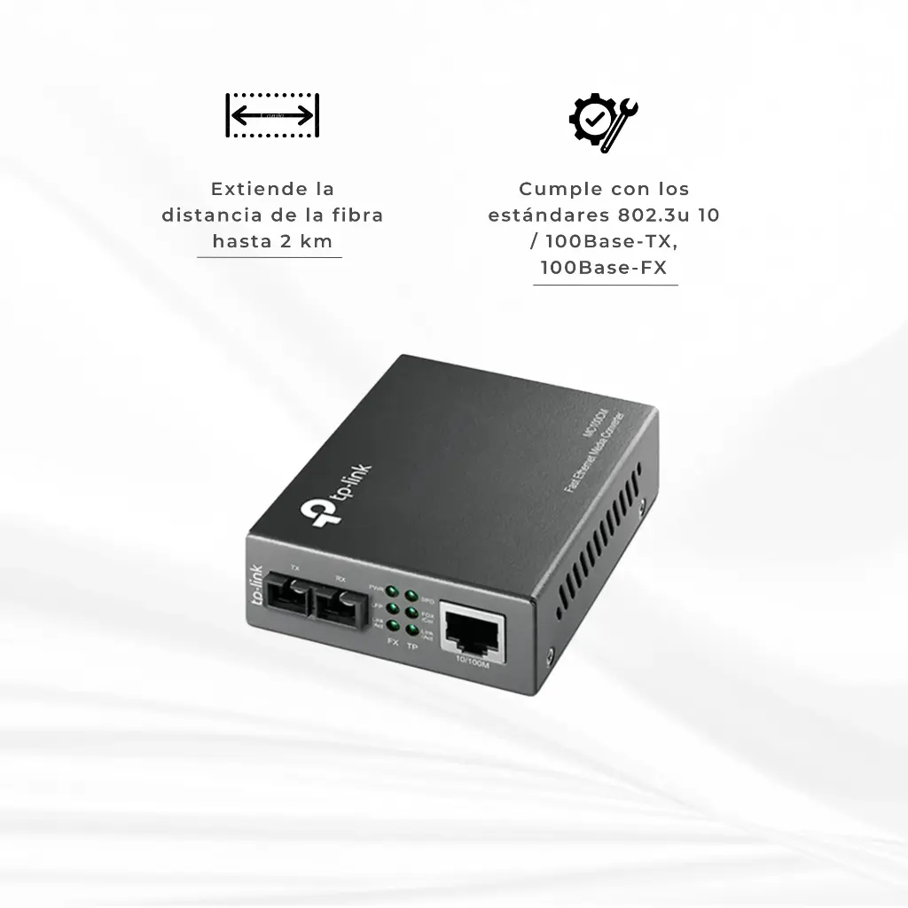 MC100CM | CONVERTIDOR MULTIMEDIA MULTIMODO TP-LINK