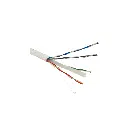 LPSUTPCAT6100BC-PE | CABLE UTP CAT6 INTERIOR 24AWG CHAQUETA BLANCA 100% cobre X 100MT
