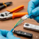 LPS-RJ45-CAT6-EZ | CONECTOR DE RED PLUG RJ45 CAT6 GOLD PLATED 3U CALIDAD EZ