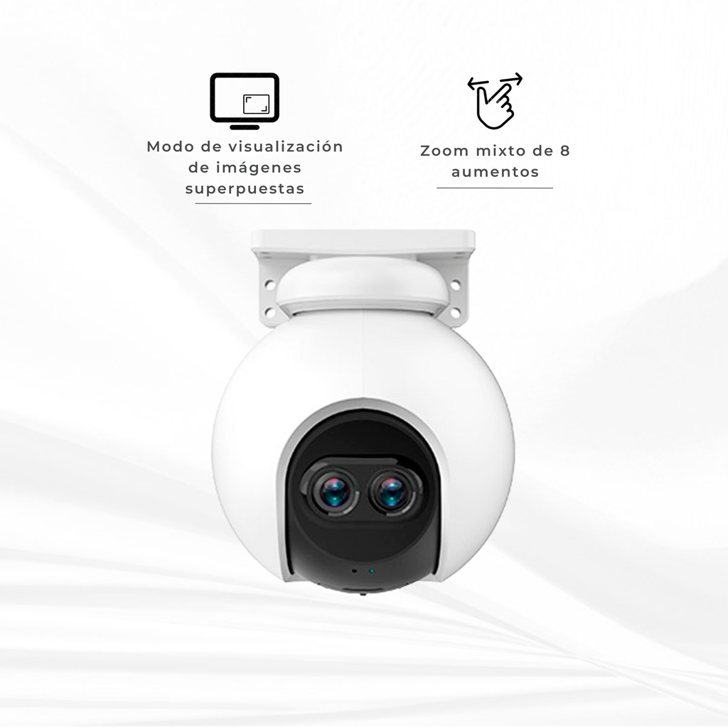 CS-C8PF-AO-6E22WFR | CÁMARA IP PT WIFI C8PF FHD DOBLE LENTE 2MP