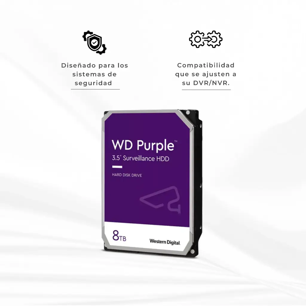 WD84PURZ | DISCO DURO 8TB 5640RPM VIDEO VILGILANCIA 