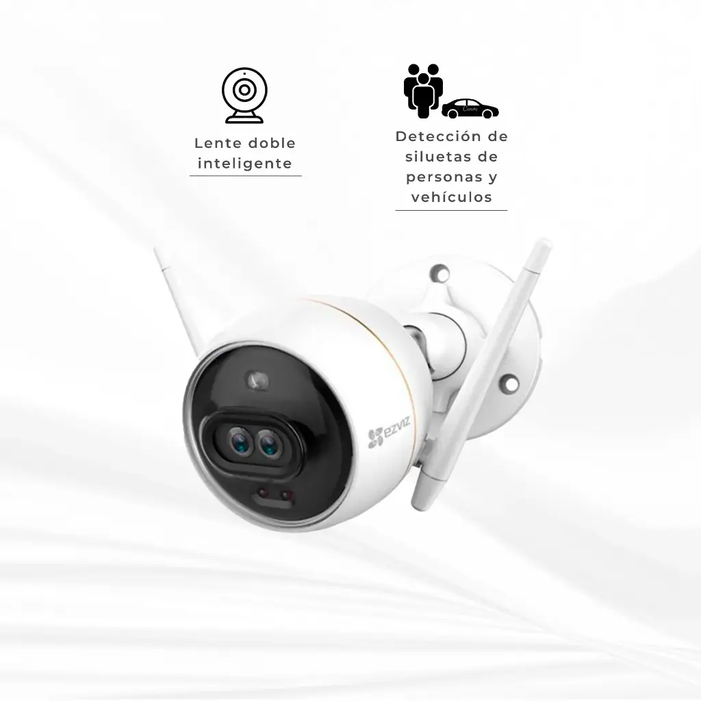6B22WFR | CAMARA MINI BALA WIFI 1080 DOBLE LENTE C3X COLORVU