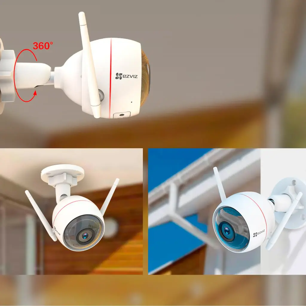 1B2WFR | CAMARA EXTERIOR 2P WIFI 1080 SIRENA + ESTROBO AUDIO BIDIRECCIONAL C3W