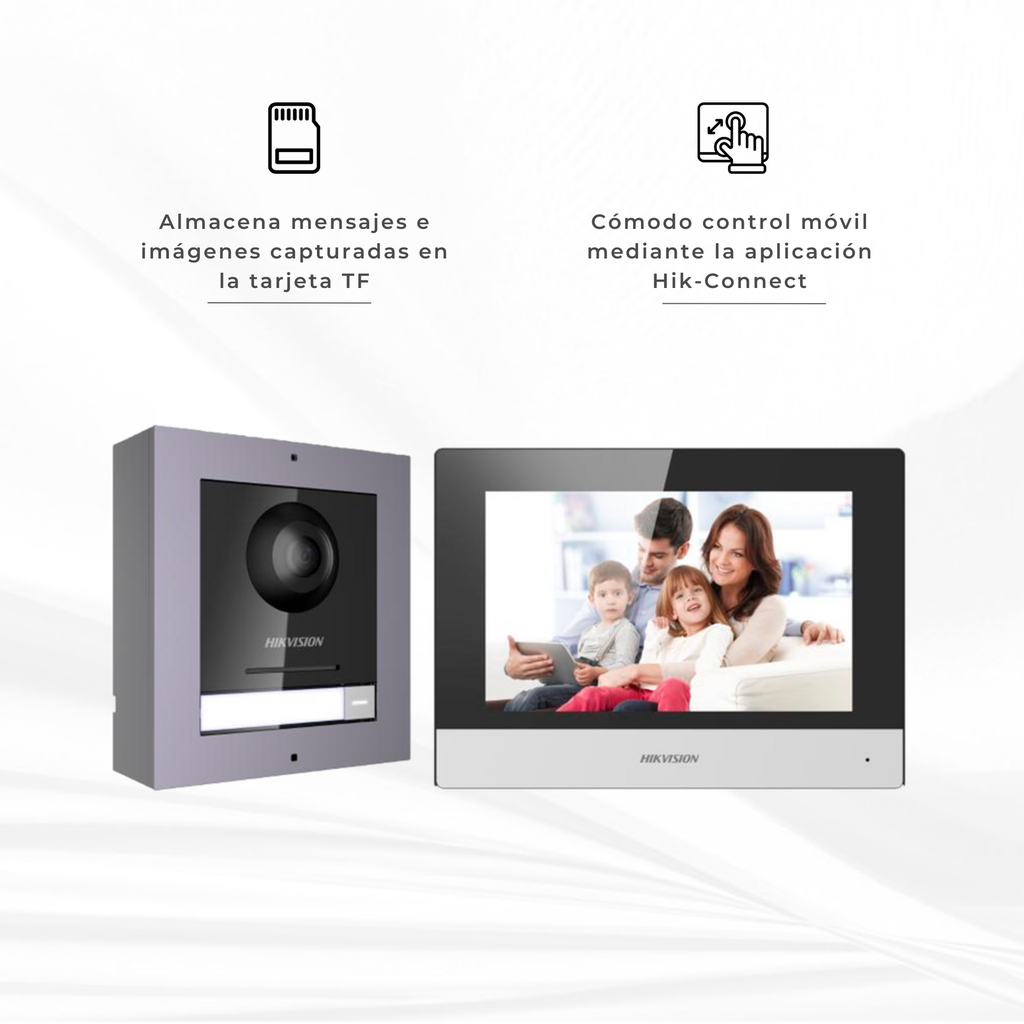 DS-KIS602 | KIT DE VIDEO PORTERO IP 