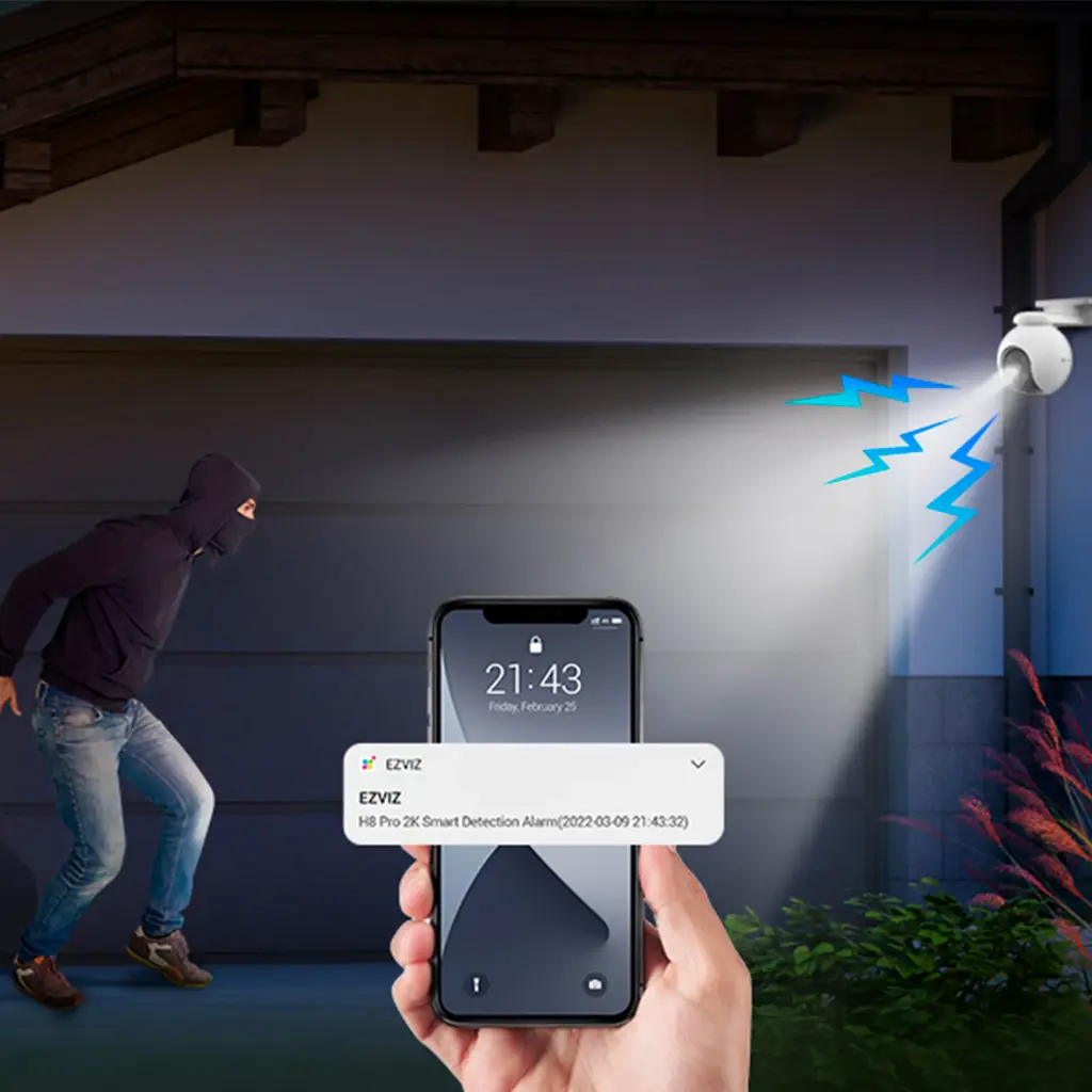 CS-H8x-R100-8H4WKFL | Cámara Wi-Fi con Paneo e Inclinación Ezviz – H8 Pro 2K