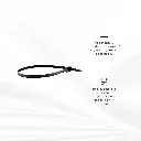 AMARRES DE 8' NEGROS 20CM 