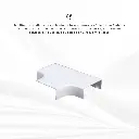 DERIVACION EN T BLANCA 32X12 