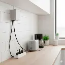 CAJA DE DERIVACION GRIS 100x100x50 MM 