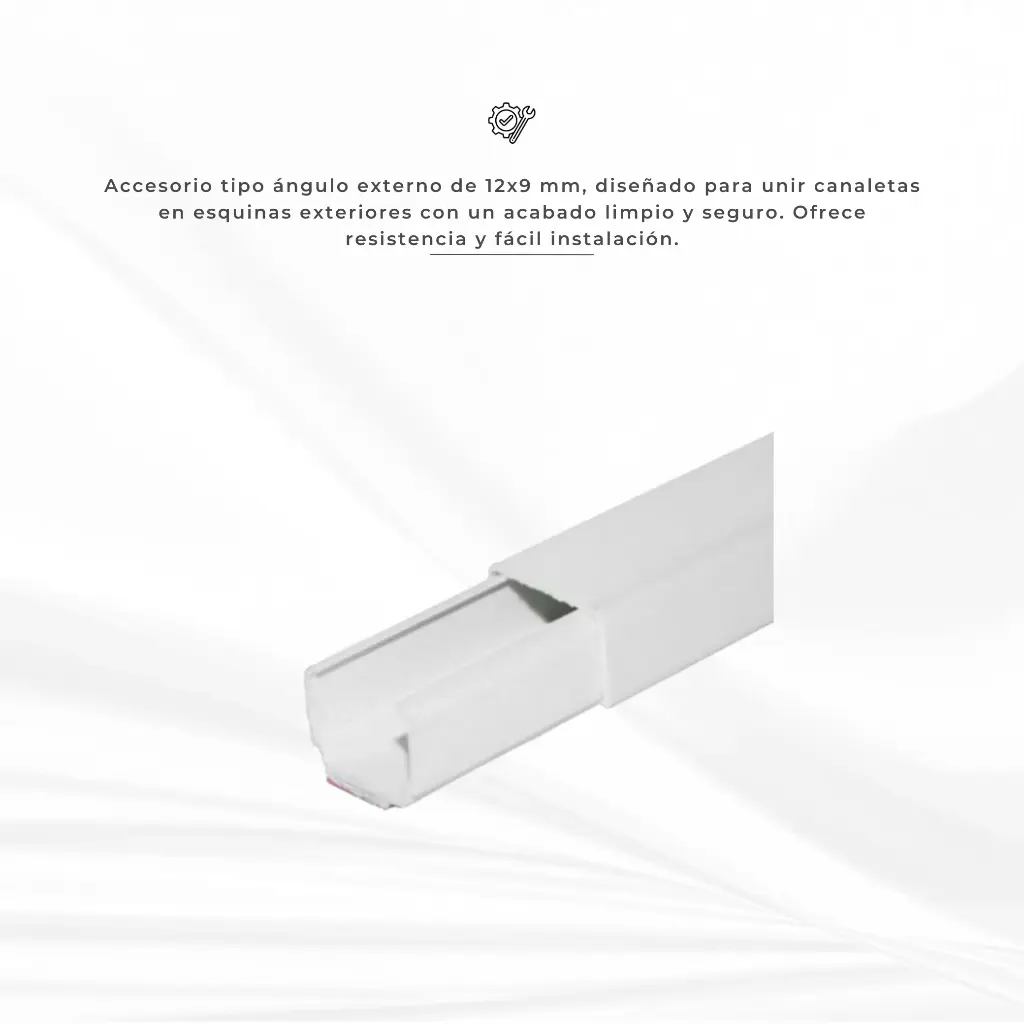 CA1209CE | ANGULO EXTERNO 12X9MM CONDUCTECK UE25