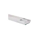 CANALETA BLANCA 40X12 CON DIVISION Y CON AHDESIVO