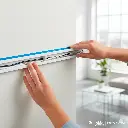 CANALETA BLANCA LISA CON ADHESIVO 32X12