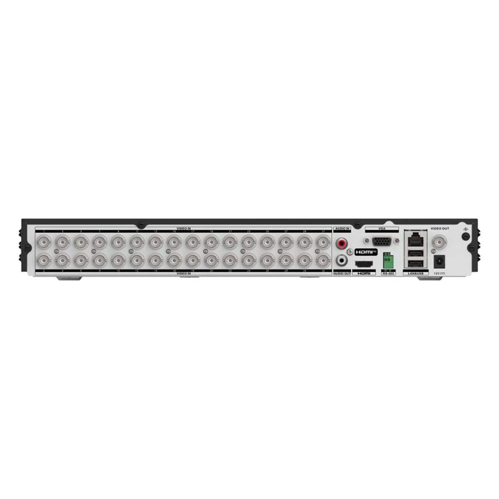 iDS-7232HQHI-M2/XT | DVR 32CH 5MP CON RECONOCIMIENTO FACIAL Y AUDIO BIDIRECCIONAL