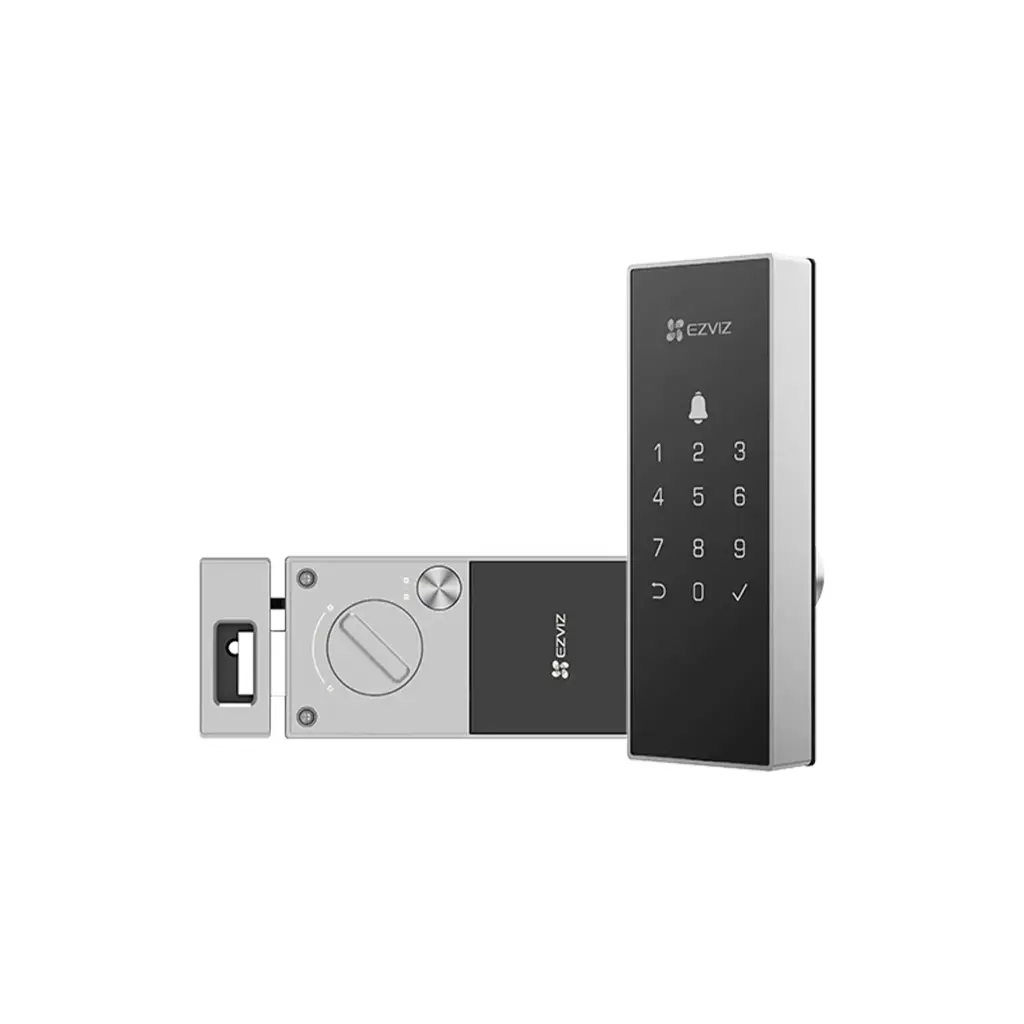 CS-DL04-R100-WP-GR | CERRADURA SMART PRO C/TECLADO, WIFI, BLUETHOOTH Y PROXIMIDAD EZVIZ