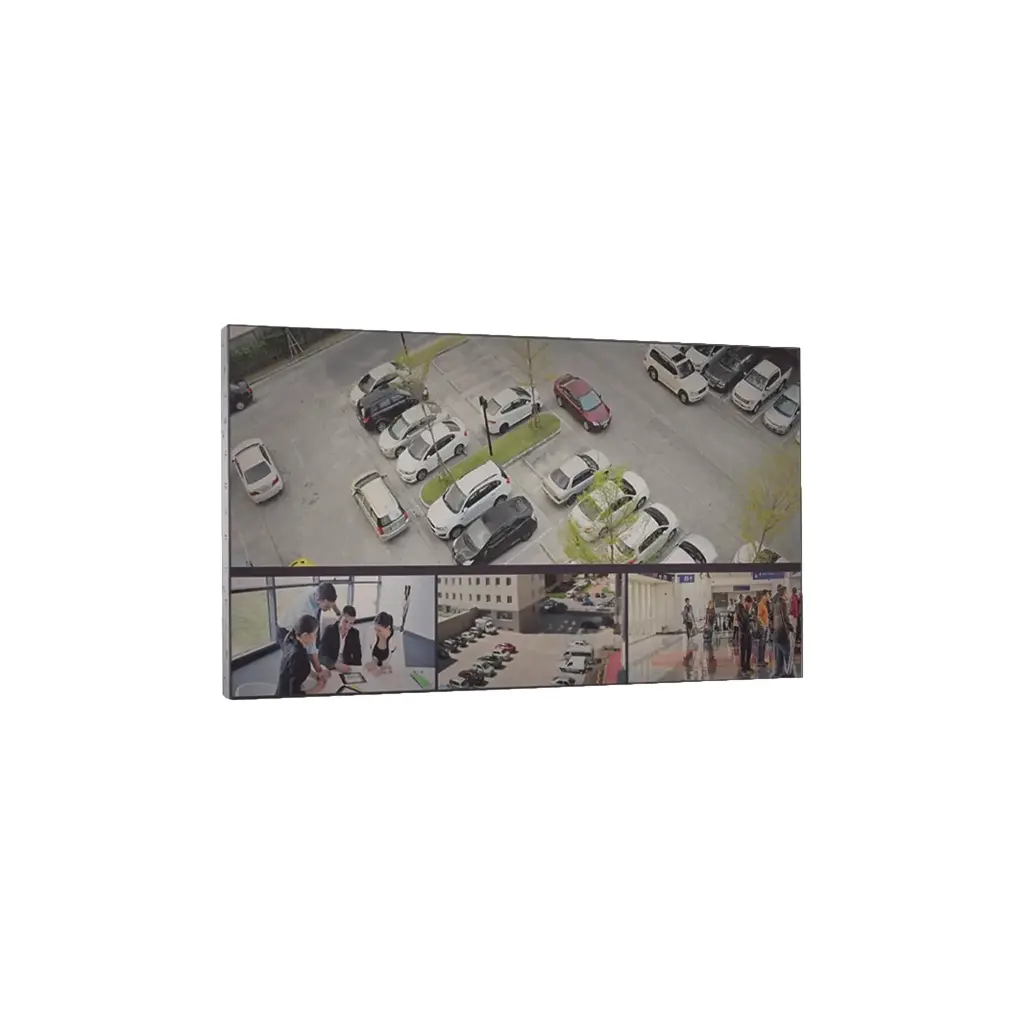 Pantalla LCD 55" para Videowall / Entrada HDMI - VGA - DVI - DP / Monitor Robusto / Bisel Delgado (3.5 mm) / Daisy Chain (Conexion en Cadena sin Software)