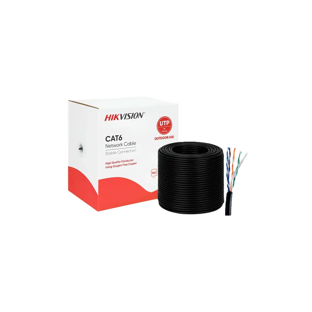 DS-1LN6OUTPE-Plug | Cable de red CAT6 exterior U/UTP NUEVO