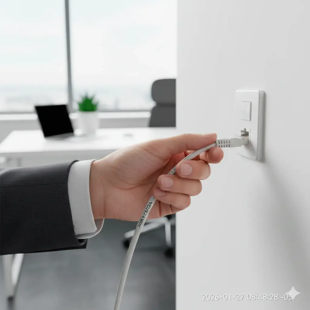 DS-1LN5E-E/E-Plug | NUEVO   CABLE UTP CATG 5 INTERIOR HIKVISION