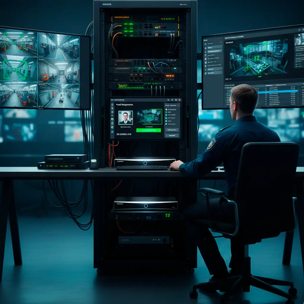 DS-7616NXI-K2 | NVR 12 Megapixel (4K) / 16 canales IP / AcuSense (Evita Falsas Alarmas) / Reconocimiento Facial / 2 Bahías de Disco Duro / HDMI en 4K / Sin Puertos PoE+ / Alarmas I/O