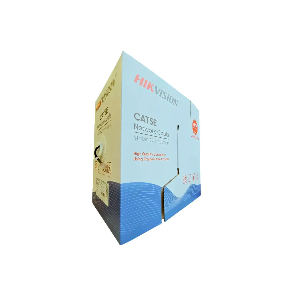 DS-1LN5EO-UU/E-Plug | NUEVO CABLE UTP CATE EXTERIOR 100% CU HIKVISION