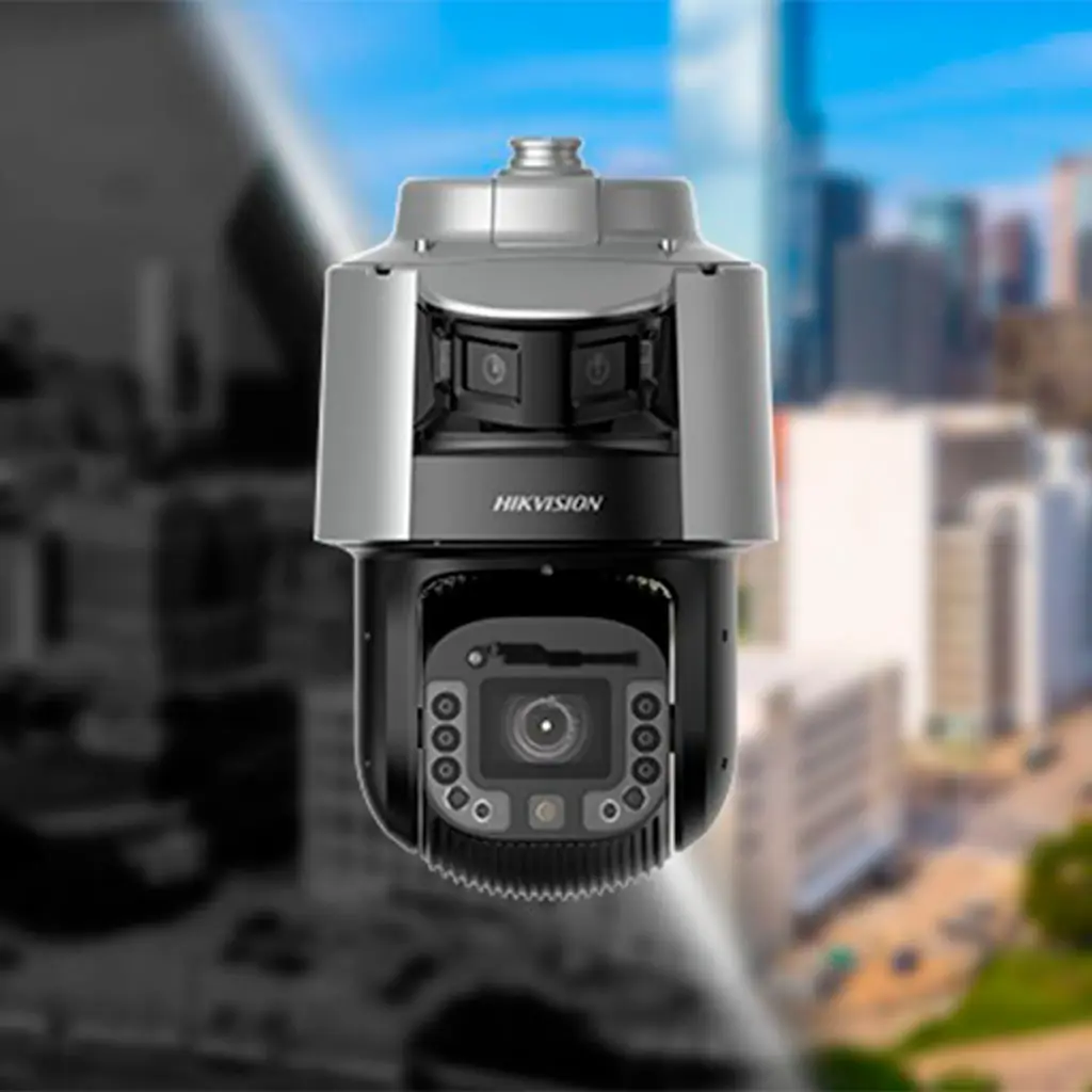 DS-2SF8C442MXG1-EL(W)(Y)/26 | Cámara domo de velocidad de red DarkFighter panorámica de 4 MP y 42X TandemVu serie 8C