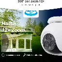 CS-H80f-R100-8G444WKFL | CAMARA H80f 2K+ TRIPLE LENTE 2.8mm + 6mm+ 12mm HD 4MP EXTERIOR PT 12 x ZOOM PANORAMICA 360°