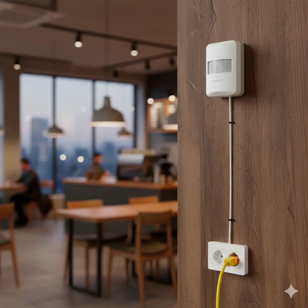 DS-PD201P10-WB | Detector PIR Inalámbrico Interior. Inmunidad a Mascotas. Rango de Detección de 10 mts. Ángulo de 90° de Cobertura