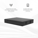 DVR-208G-F1 | DVR TURBO HILOOK FULL HD 8CH 1 BAHIA SATA 30 FP 2CH IP HASTA 1080