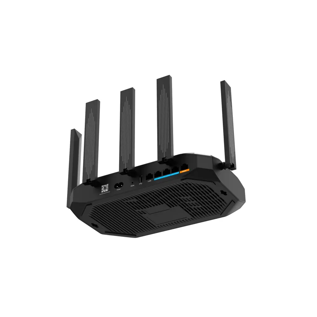 RG-EG105GW-X | Router inalámbrico Wi-Fi 6 empresarial todo en uno, 2976 Mbps, hasta 180 usuarios, 5 puertos GE, 5 antenas externas