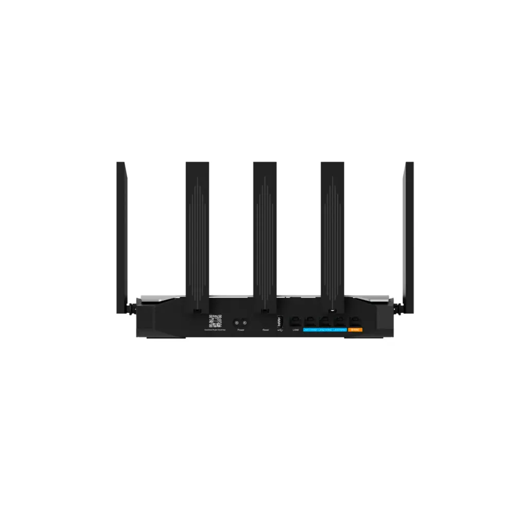 RG-EG105GW-X | Router inalámbrico Wi-Fi 6 empresarial todo en uno, 2976 Mbps, hasta 180 usuarios, 5 puertos GE, 5 antenas externas