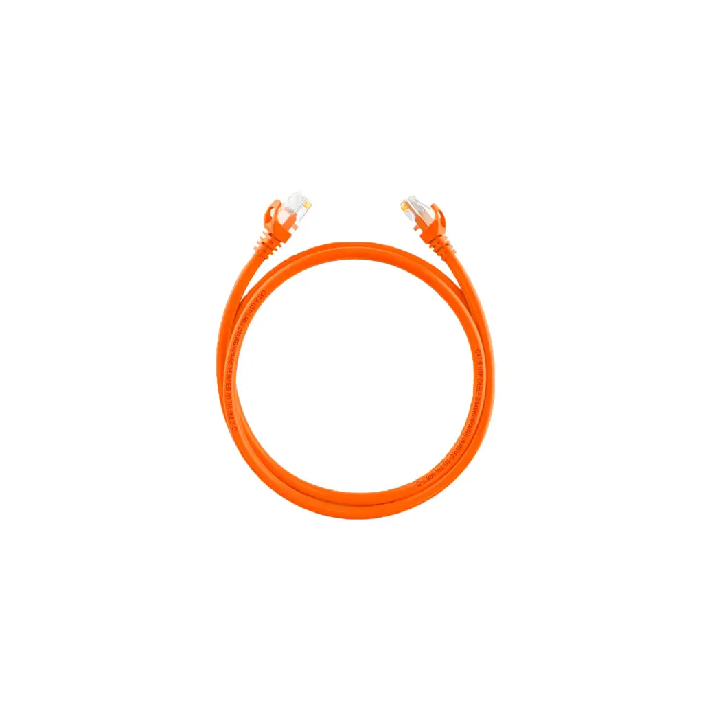 DS-1NP6UEC0(O-STD) orange 3m | Patch cord UTP CAT6 3M NARANJA HIKVISION