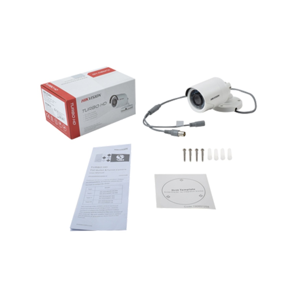 DS-2CE16D0T-IRF | CAMARA TIPO BALA METALICA TURBO 4 HD 1080 2.8MM/3.6MM, TVI/AHD/CVBS/CVI 