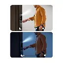 CS-DL20FVS-R201-WBP-GR | Face Recognition & Palm Vein Handheld Smart Lock