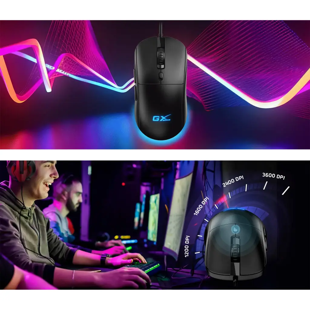 M500 | MOUSE GAMIG ALAMBRICO SCORPION M500 LED RGB