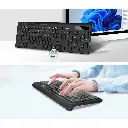 SLIMSTAR-7230 | TECLADO SLIMSTAR GENIUS 7230 TECLAS TIPO CHOCOLATE, ERGONÓMICO COLOR NEGRO