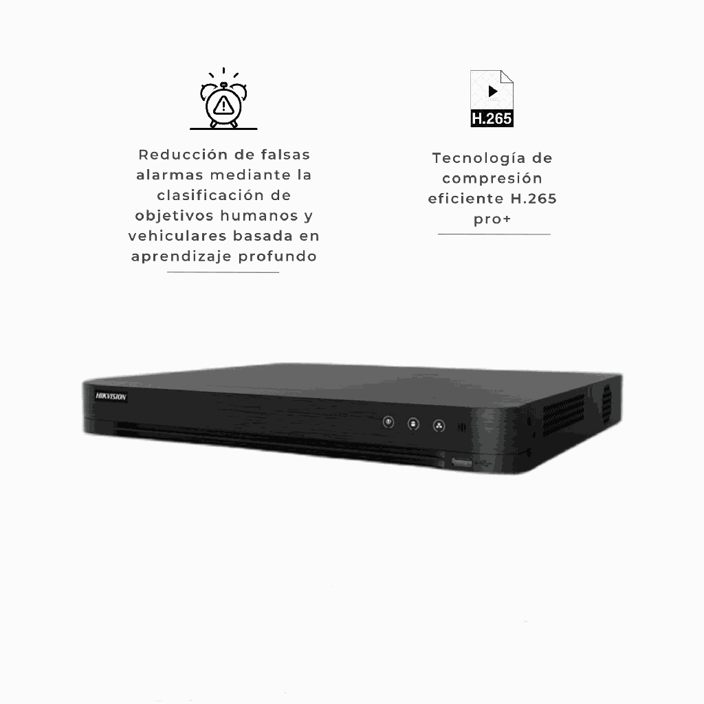 7208HUHI-M2/S | DVR 8CH H.265PRO+ 8MP 4K RESOLUTION