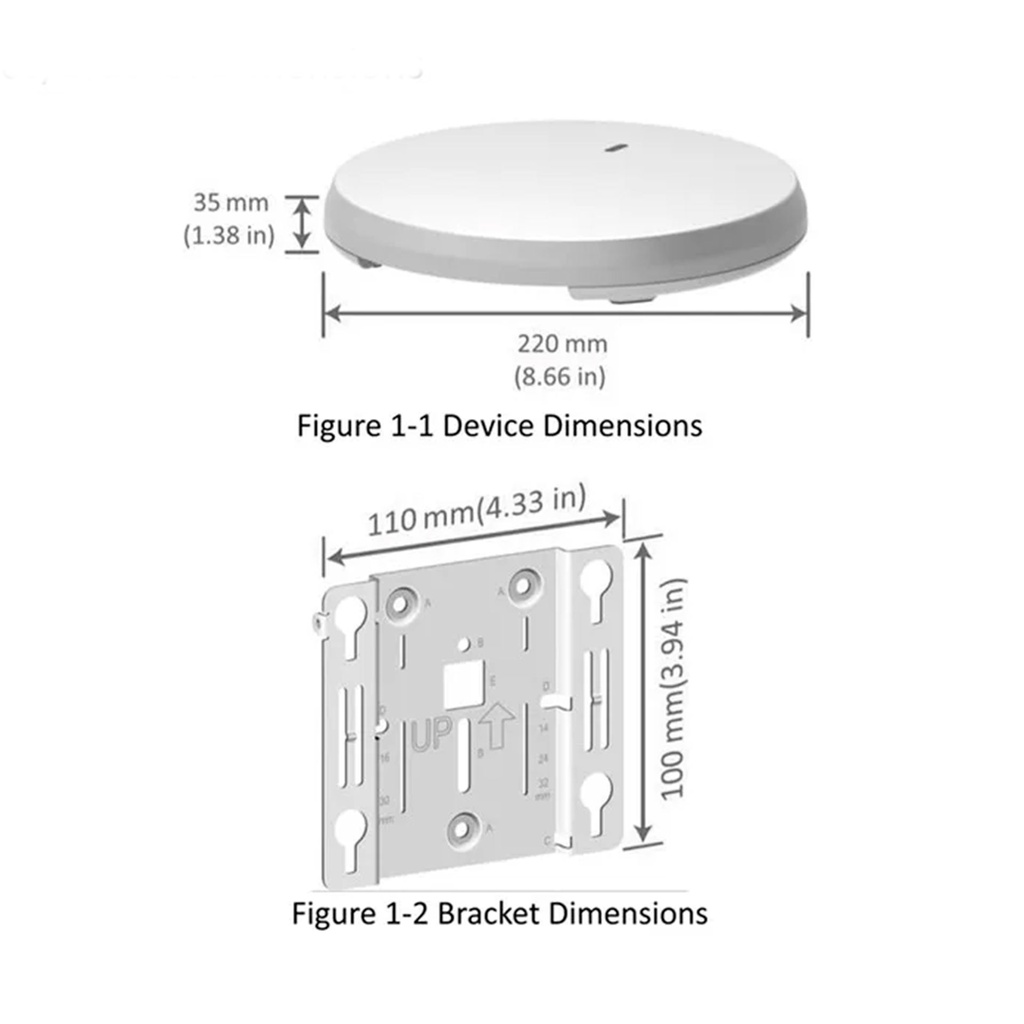 DS-3WAP622G-SI | PUNTO DE ACCESO INTERIOR GIGABIT HIKVISION