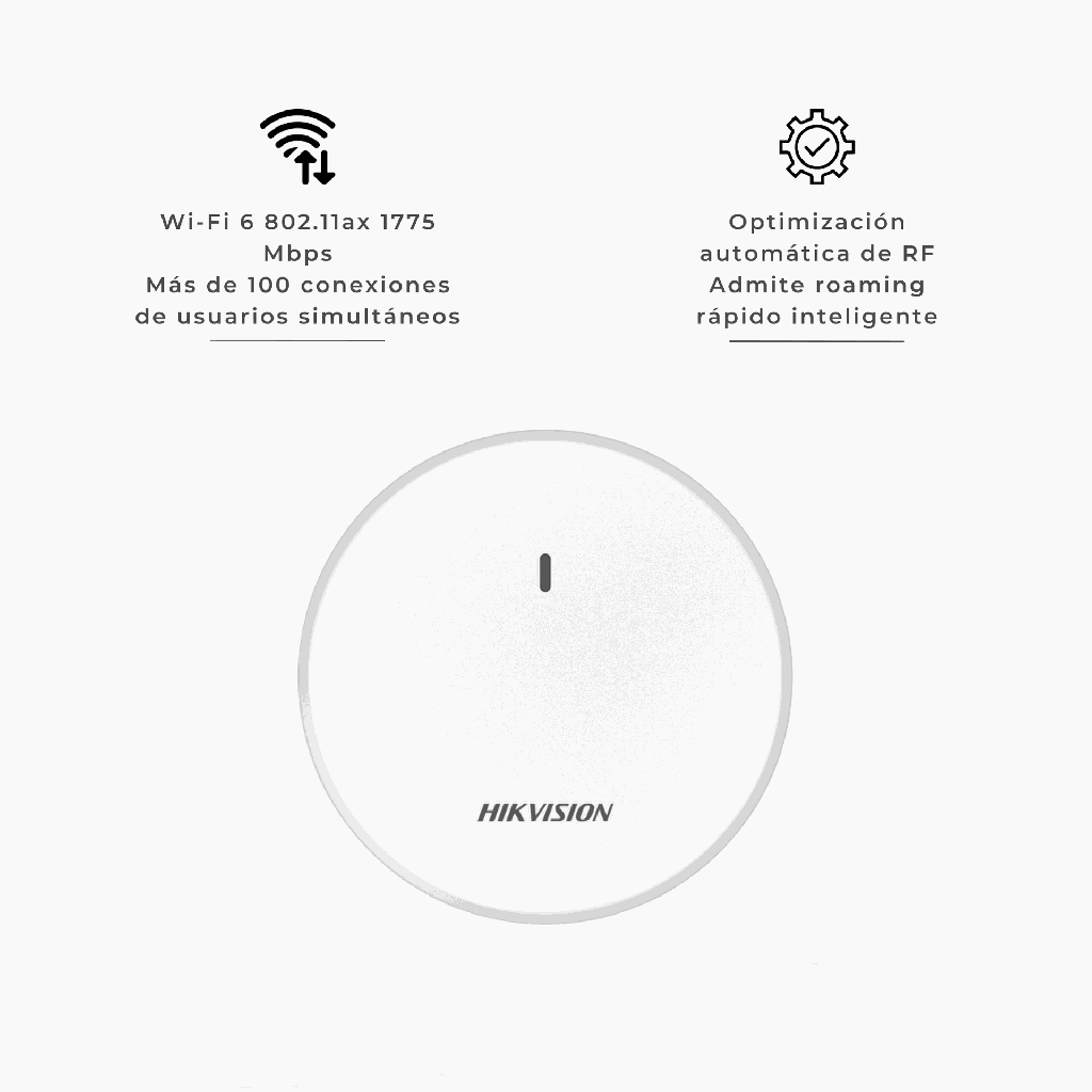 DS-3WAP622G-SI | PUNTO DE ACCESO INTERIOR GIGABIT HIKVISION