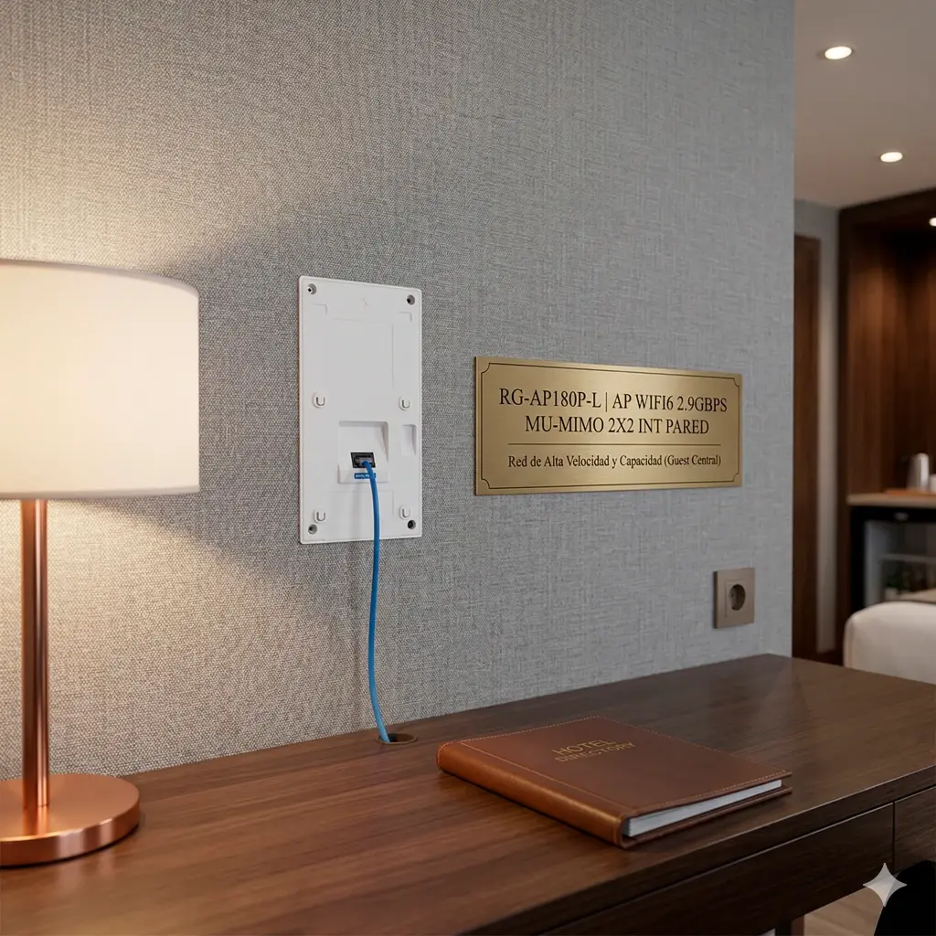 RG-AP180P-L | AP WIFI6 2.9GBPS MU-MIMO 2X2 INT PARED