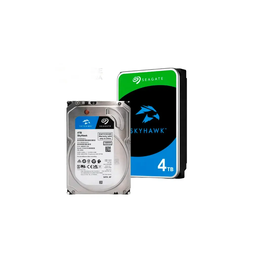 SEAGATE Disco Duro 3.5" / 4TB / SATA III / 5400RPM / Optimizado para Vídeo Vigilancia 24/7HDD,ST400VX016