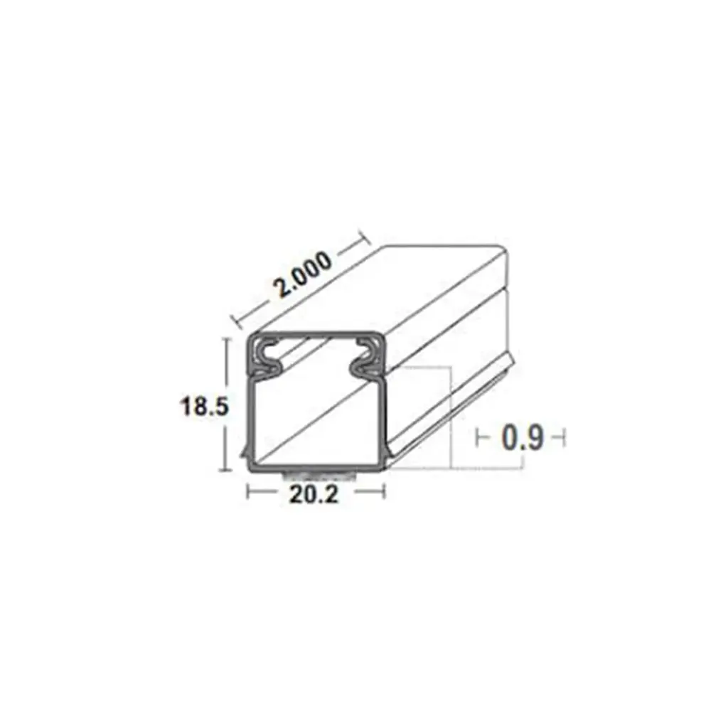 EC3LA5E31 | BT 20X20 BICOLOR ADHESIVO 2M