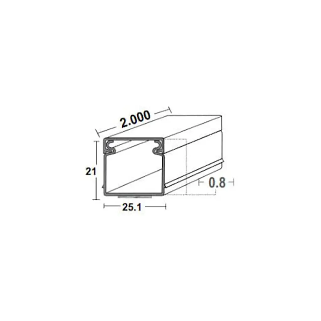 EC3LA5H31 | BT 25X25 BICOLOR ADHESIVO 2M