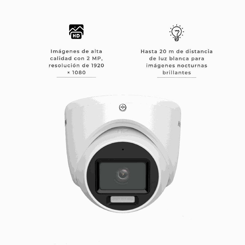 DS-2CE76D0T-LMFS | CAMARA DOMO 2MP METALICA HIBRIDA 