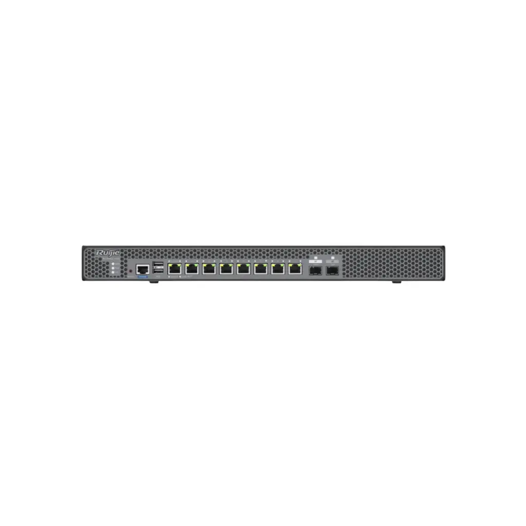 RG-WALL1600-Z3200-S | FIREWALL 8 PUERTOS GIGABIT ETHERNET + 1 PUERTO SFP 10  GIGABIT 1RU INCLUYE FUENTE DE  ALIMENTACION RUIJIE + LICENCIA PARA FIREWALL AUTORIZACION DEL  PAQUETE DE FUNCIONES DE FIREWALL RUIJIE