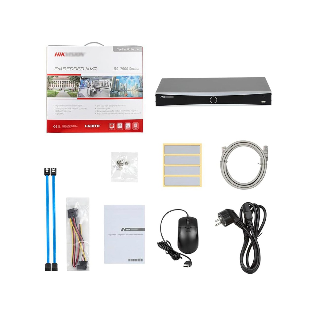 DS-7608NXI-I2/8P/S | NVR 12MP 8 CANALES IP POE CON RECONOCIMIENTO FACIAL